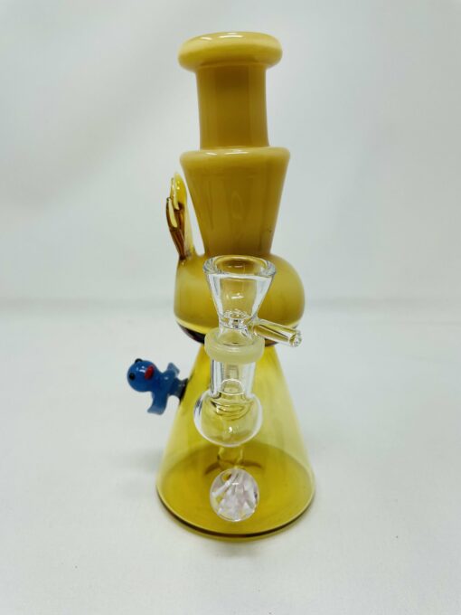 Shop 8" Premium Yellow Crystal Duck Bong in australian