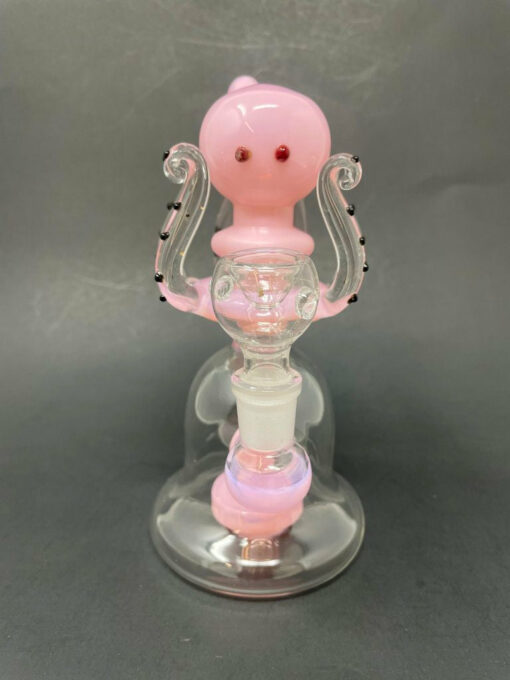 Shop 6" Pink Octopus Percolator Bong in australian