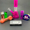 Shop Bliss Pink Beaker Bong Combo Set in australian