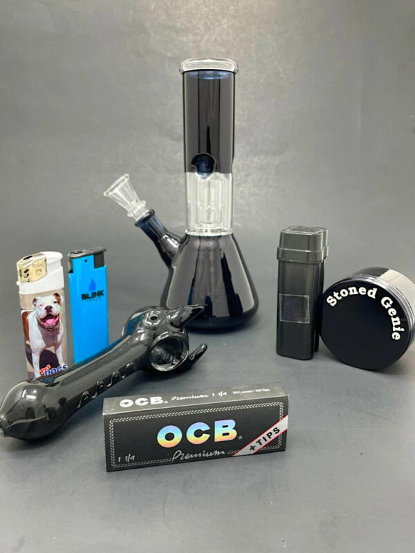 Shop Black Widow Beaker Bong Combo Set in australian