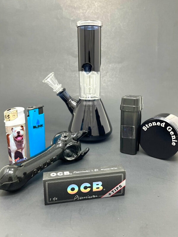 Shop Black Widow Beaker Bong Combo Set in australian