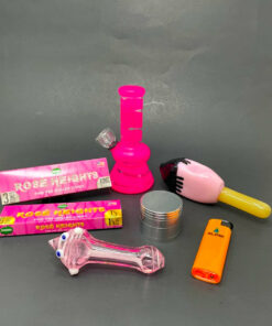 Shop Frostbite Pink Bong Combo Set in australian