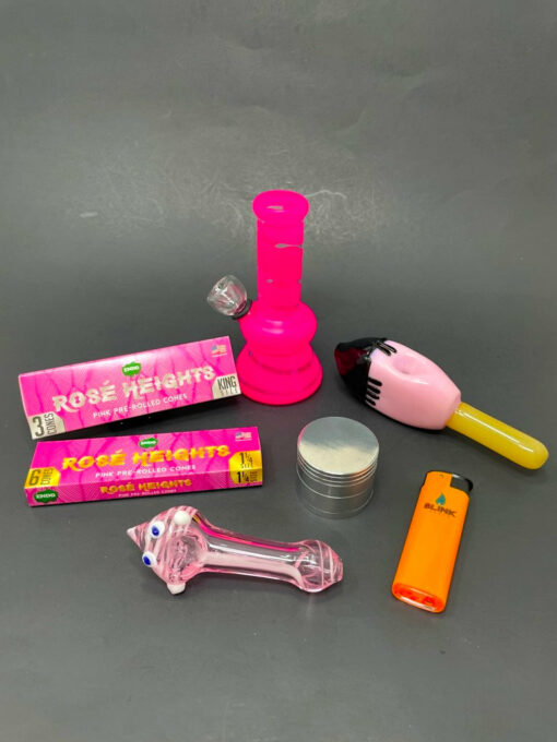 Shop Frostbite Pink Bong Combo Set in australian