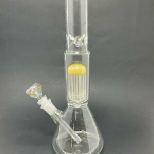 Shop 12" Yellow Jellyfish Tree Percolator Beaker Bong w/ Ice Catcher in australian