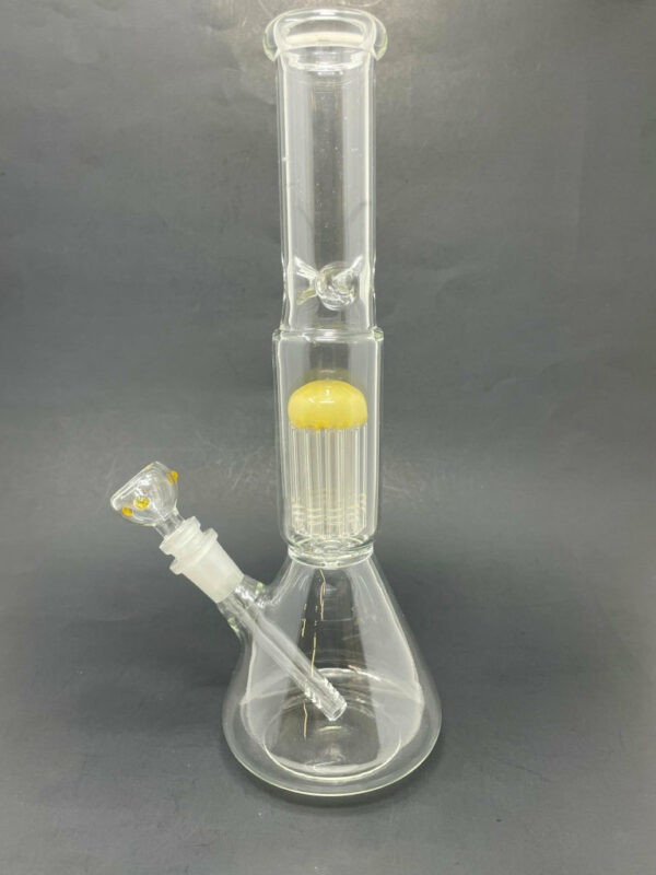 Shop 12" Yellow Jellyfish Tree Percolator Beaker Bong w/ Ice Catcher in australian