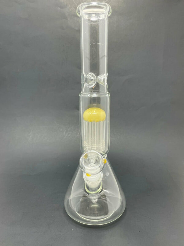 Shop 12" Yellow Jellyfish Tree Percolator Beaker Bong w/ Ice Catcher in australian