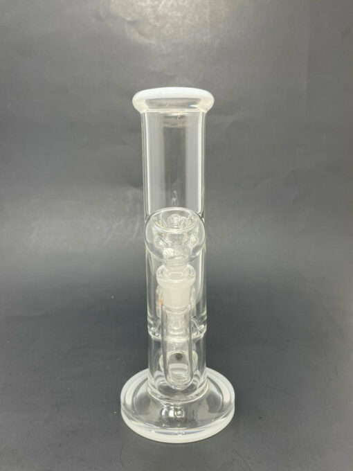 Shop 8" White Straight Shooter w/ Single Percolator + Ice Catcher in australian