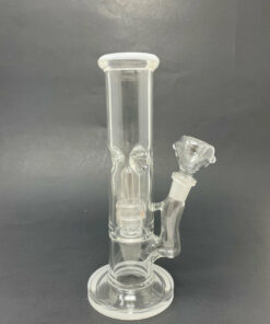 Shop 8" White Straight Shooter w/ Single Percolator + Ice Catcher in australian