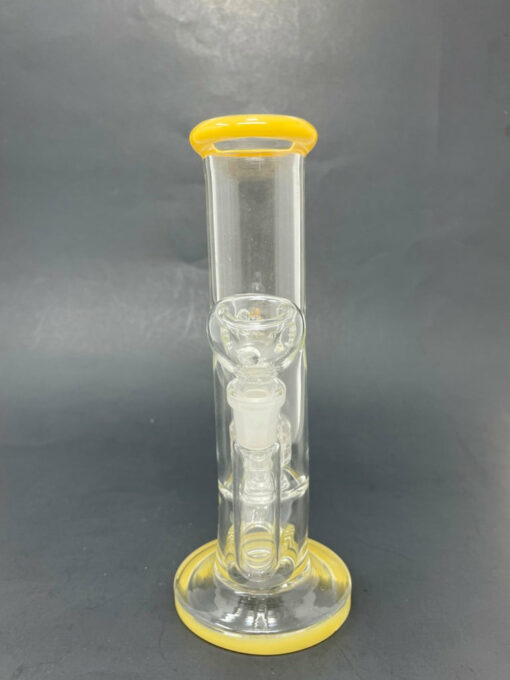 Shop 8" Yellow Shooter Straight w/ Single Percolator + Ice Catcher in australian