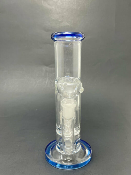 Shop 8" Blue Shooter Straight w/ Single Percolator + Ice Catcher in australian