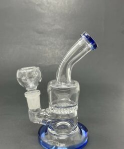 Shop 5" Blue Honeycomb Shower Bend Bong in australian