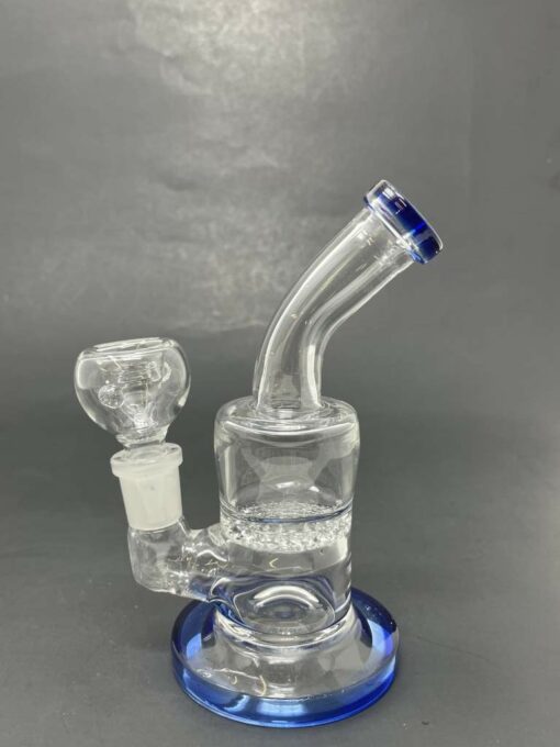 Shop 5" Blue Honeycomb Shower Bend Bong in australian