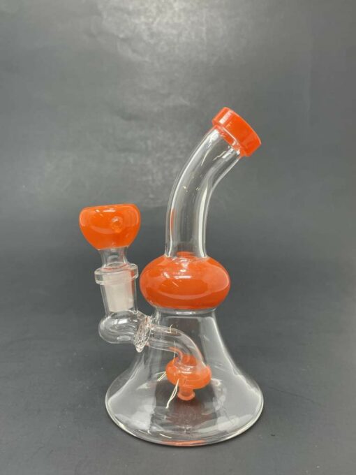 Shop 5.5" Orange Showerbend Bong in australian