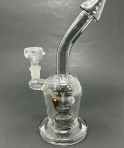 Shop 9" Black Premium Mushroom Shower Bend Bong in australian
