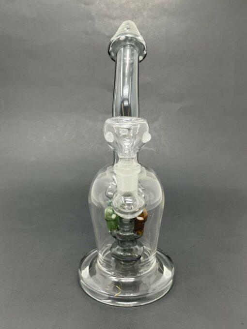 Shop 9" Black Premium Mushroom Shower Bend Bong in australian