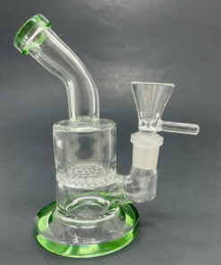 Shop 5" Green Honeycomb Shower Bend Bong in australian