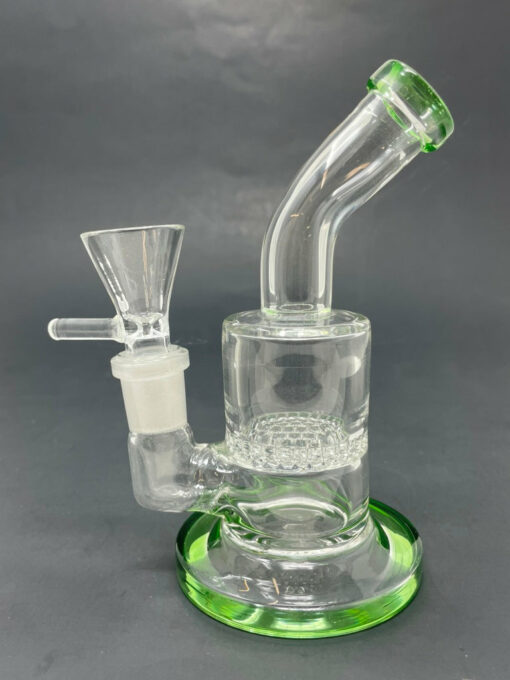 Shop 5" Green Honeycomb Shower Bend Bong in australian