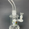 Shop 9" White Mushroom Percolator Bong in australian