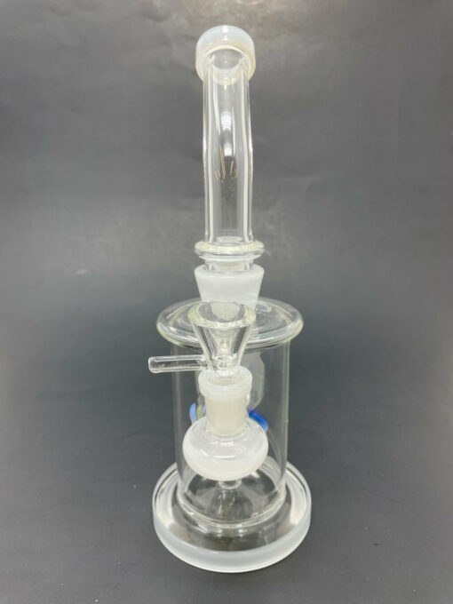 Shop 9" White Mushroom Percolator Bong in australian