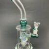 Shop 9" Dark Green Mushroom Percolator Bong in australian