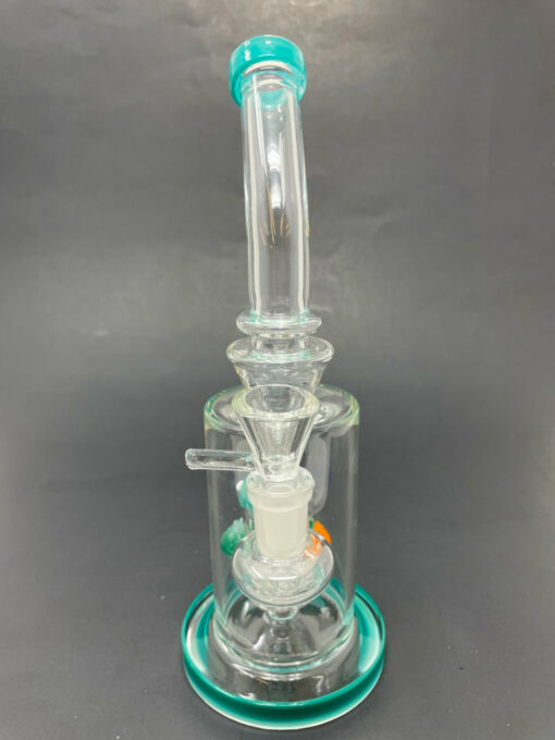 Shop 9" Aqua Mushroom Percolator Bong in australian