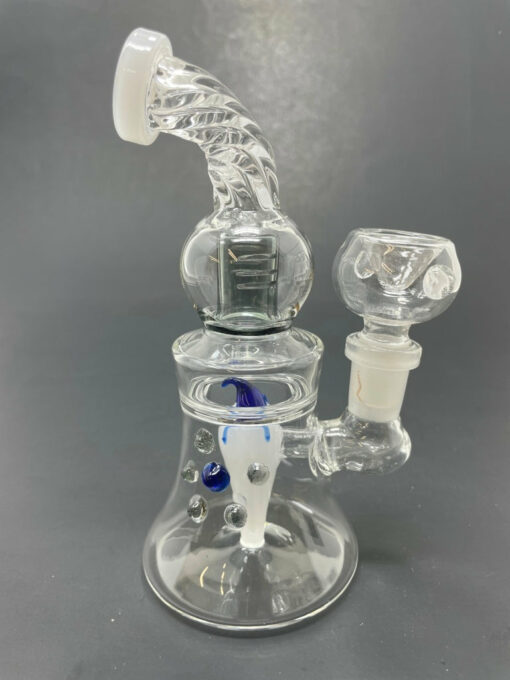 Shop 6" White Chili Pepper Shower Bend Bong in australian
