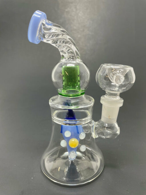 Shop 6" Blue Chili Pepper Shower Bend Bong in australian