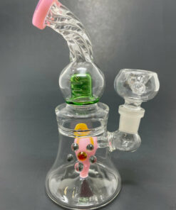 Shop 6" Pink Chili Pepper Shower Bend Bong in australian