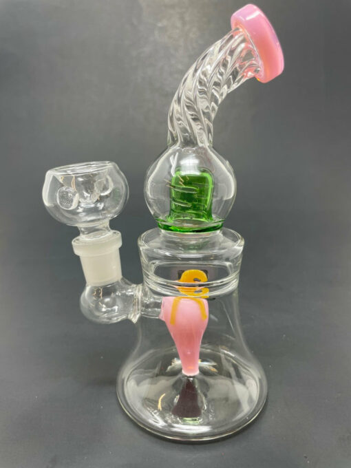 Shop 6" Pink Chili Pepper Shower Bend Bong in australian