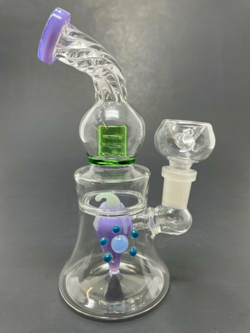 Shop 6" Purple Chili Pepper Shower Bend Bong in australian