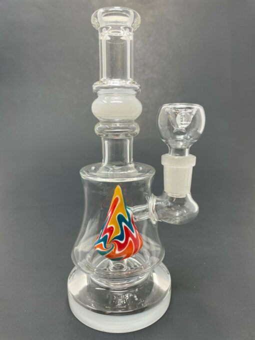 Shop 8" White Single Mountain Percolator Bong in australian