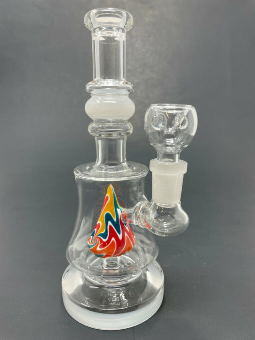 Shop 8" White Single Mountain Percolator Bong in australian