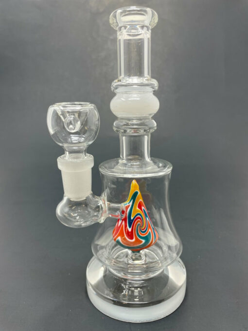 Shop 8" White Single Mountain Percolator Bong in australian