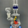 Shop 8" Blue Single Mountain Percolator Bong in australian