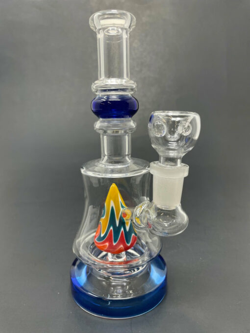Shop 8" Blue Single Mountain Percolator Bong in australian