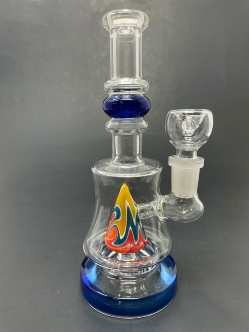 Shop 8" Blue Single Mountain Percolator Bong in australian