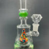 Shop 8" Green Single Mountain Percolator Bong in australian