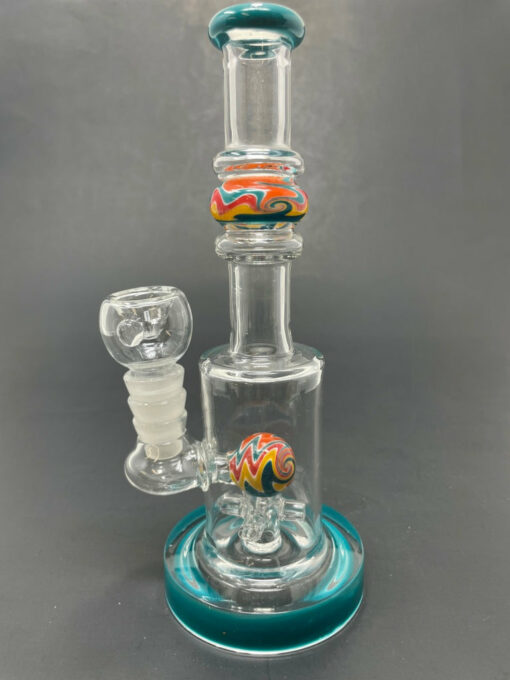 Shop 7" Aqua Single Percolator Ball Bong in australian