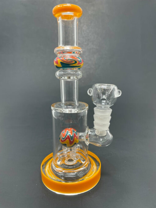 Shop 7" Yellow Single Percolator Ball Bong in australian