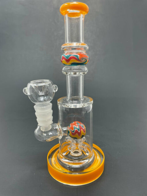 Shop 7" Yellow Single Percolator Ball Bong in australian