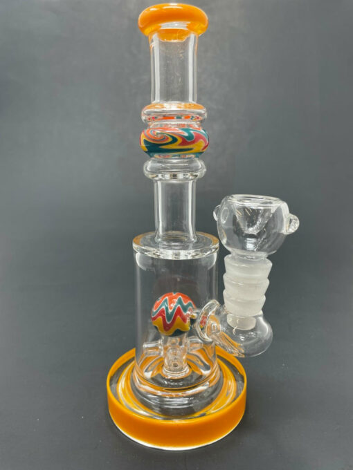 Shop 7" Yellow Single Percolator Ball Bong in australian
