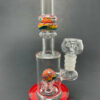 Shop 7" Red Single Percolator Ball Bong in australian
