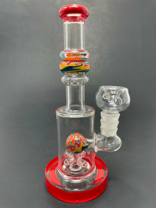 Shop 7" Red Single Percolator Ball Bong in australian