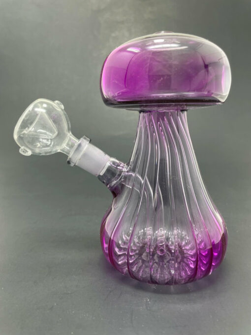 Shop 5" Neon Purple Mushroom Shaped Bong in australian