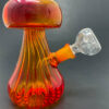 Shop 5"Neon Orange Mushroom Shaped Bong in australian