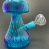 Shop 5"Neon Blue/Purple Mushroom Shaped Bong in australian