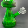 Shop 5"Neon Green Mushroom Shaped Bong in australian