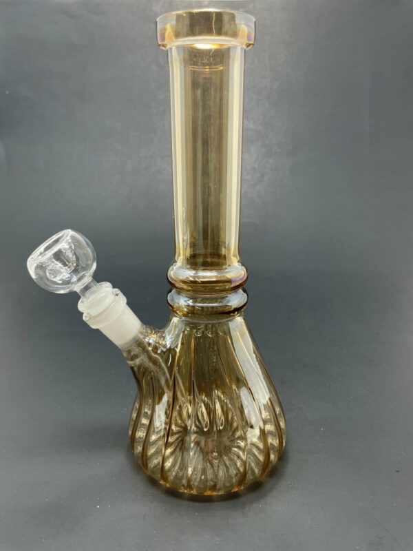 Shop 8" Golden Iridescent w/ Twisted Beaker Base Bong in australian