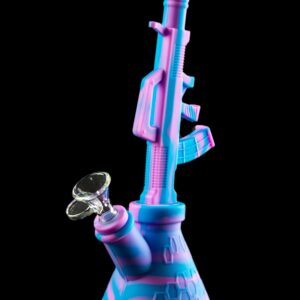 Shop The "Machine Gun" Silicone Water Pipe in australian