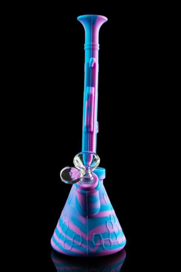 Shop The "Machine Gun" Silicone Water Pipe in australian